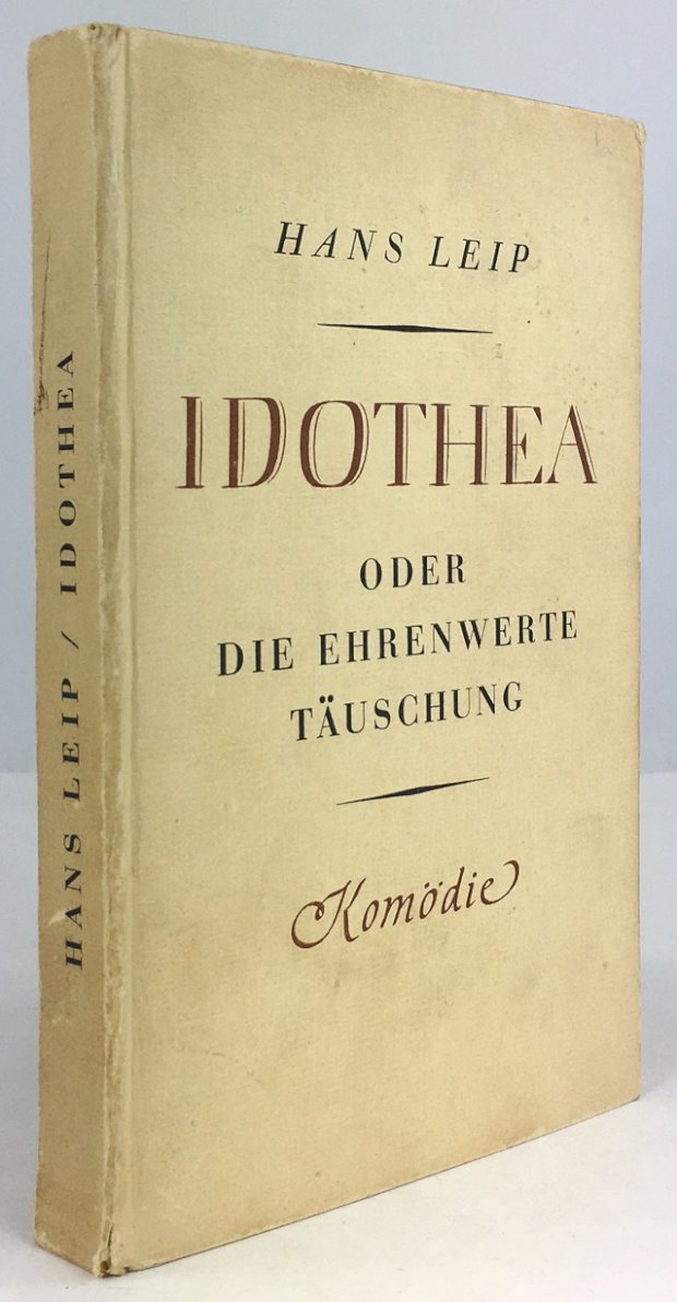 Abbildung von "Idothea oder Die ehrenwerte Täuschung. Komödie. Vorwort von Kläre Buchmann."