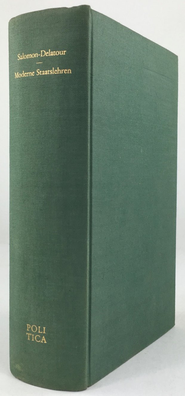 Abbildung von "Moderne Staatslehren. Herausgegeben v. Wilhelm Hennis und Hans Maier."