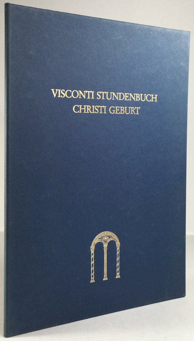 Abbildung von "Christi Geburt und Verkündigung an die Hirten. Visconti - Stundenbuch,..."