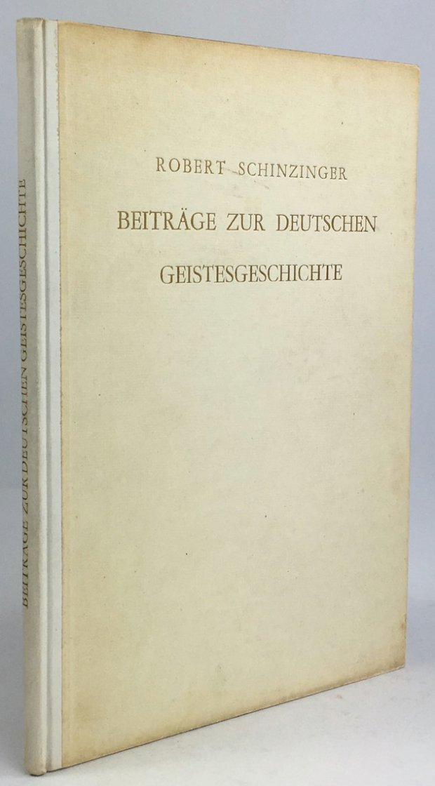 Abbildung von "Beiträge zur deutschen Geistesgeschichte. (Mit Portraits von Friedrich Hölderlin, Nicolai Hartmann,..."