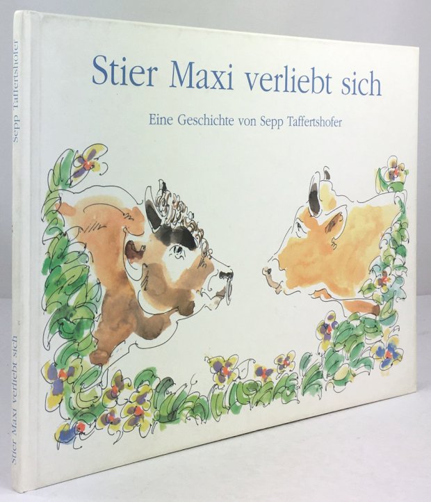 Abbildung von "Stier Maxi verliebt sich. Mit Zeichnungen von Werner Maier."