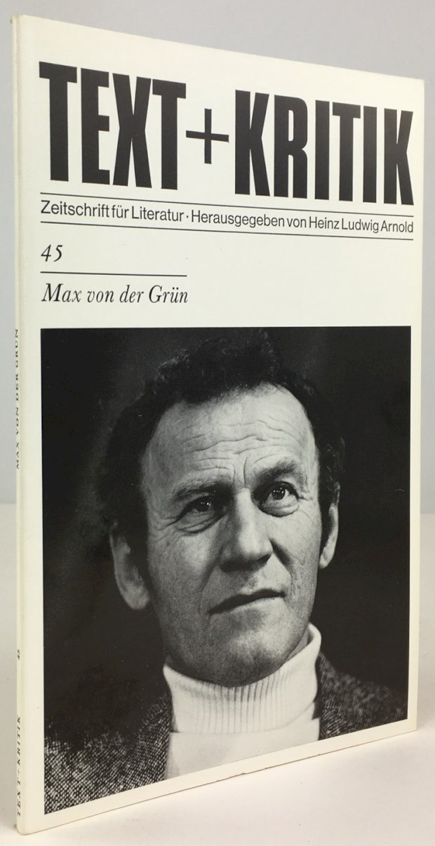 Abbildung von "Max von der Grün. Hrsg. v. H. L. Arnold."