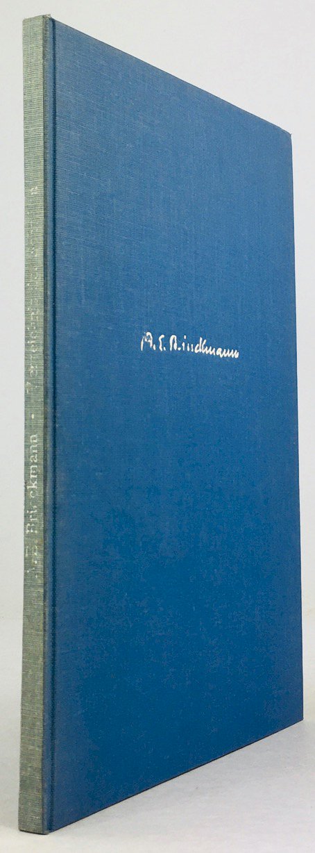 Abbildung von "A.E. Brinckmann. Verzeichnis der Schriften. Aufgestellt im Kunsthistorischen Institut der Universität Köln."