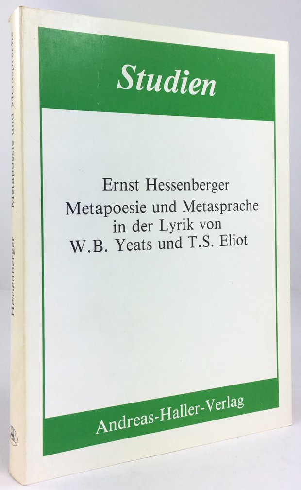Abbildung von "Metapoesie und Metasprache in der Lyrik von W. B. Yeats und T. S. Eliot."