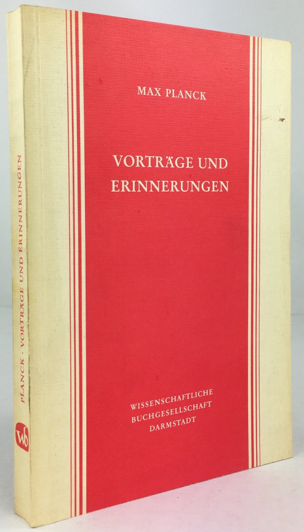 Abbildung von "Vorträge und Erinnerungen. Reprografischer Nachdruck der 5. Auflage, Stuttgart 1949. 10.,..."