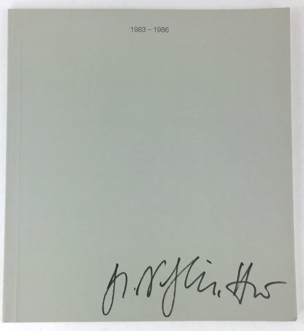 Abbildung von "Hans-Jürgen Schlieker 1983-1986. Dieser Katalog erscheint aus Anlaß einer Ausstellung in der "galerie pro arte",..."