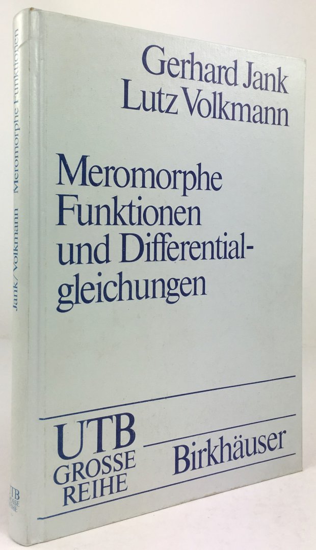 Abbildung von "Einführung in die Theorie der ganzen und meromorphen Funktionen mit Anwendungen auf Differentialgleichungen."
