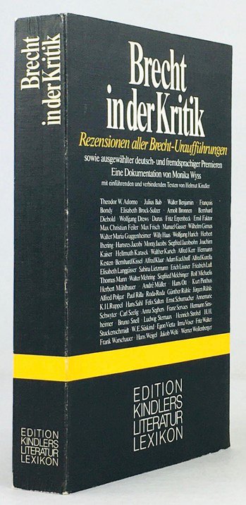 Abbildung von "Brecht in der Kritik. Rezensionen aller Brecht-Uraufführungen sowie ausgewählter deutsch- und fremdsprachiger Premieren..."