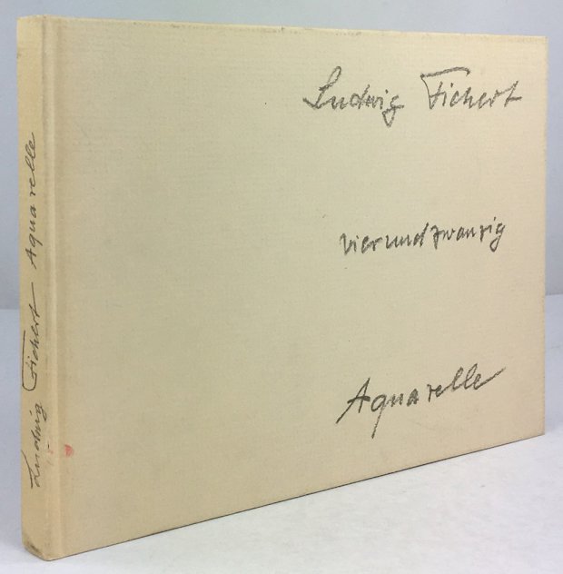 Abbildung von "Vierundzwanzig Aquarelle. Zum 85. Geburtstag von Ludwig Fichert als Privatdruck in einer Auflage von einhundert Exemplaren erschienen."