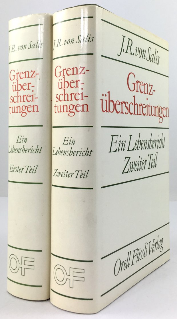 Abbildung von "GrenzÃ¼berschreitungen. Ein Lebensbericht. Erster Teil 1901-1939. Dritte Auflage. (Und) Zweiter Teil 1939-1978. Zweite Auflage..."