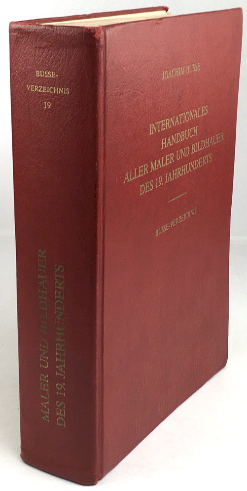 Abbildung von "Internationales Handbuch aller Maler und Bildhauer des 19. Jahrhunderts. Busse-Verzeichnis /..."