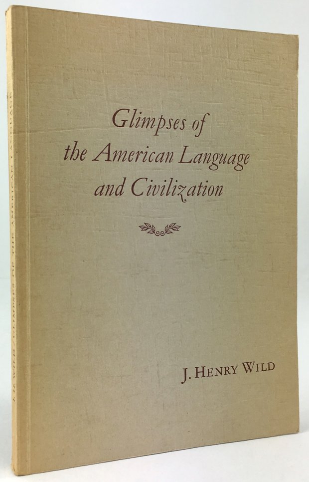 Abbildung von "Glimpses of the American Language and Civilization."