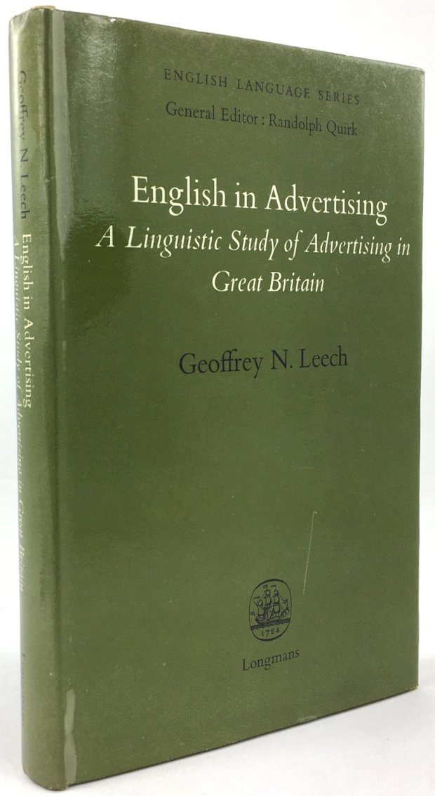 Abbildung von "English in Advertising. A linguistic Study of Advertising in Great Britain. Second impression."