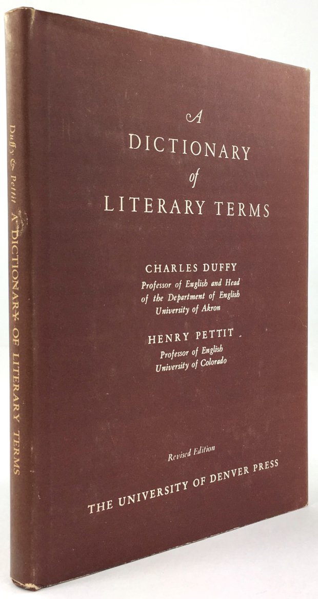 Abbildung von "A Dictionary of Literary Terms. Revised Edition."