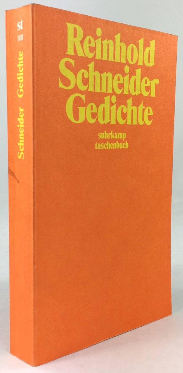 Abbildung von "Gedichte. Auswahl und Nachwort von Christoph Perels. ( Der Text folgt der Ausgabe Reinhold Schneider,..."
