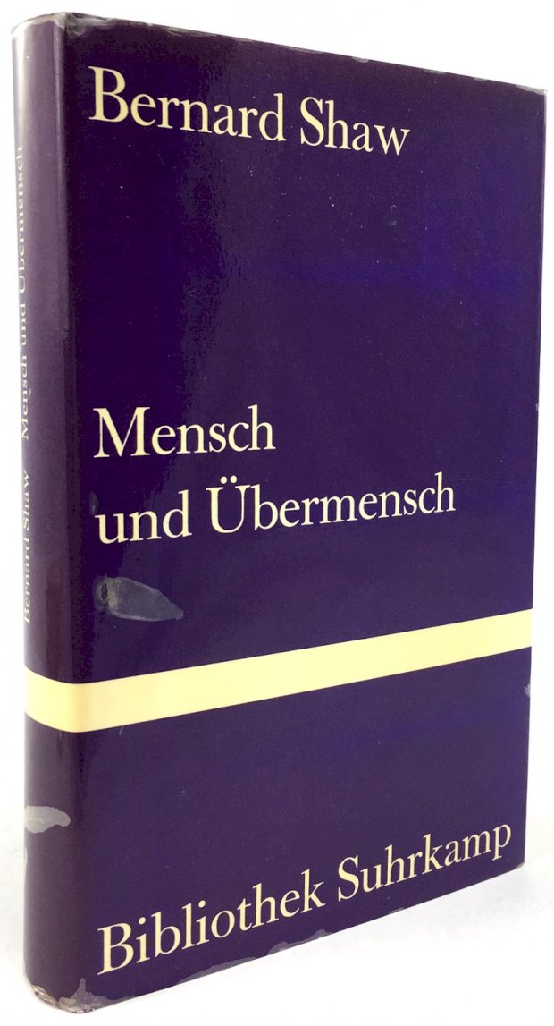 Abbildung von "Mensch und Übermensch. Mit einem Brief an Arthur Walkley. Deutsch von Annemarie und Heinrich Böll."