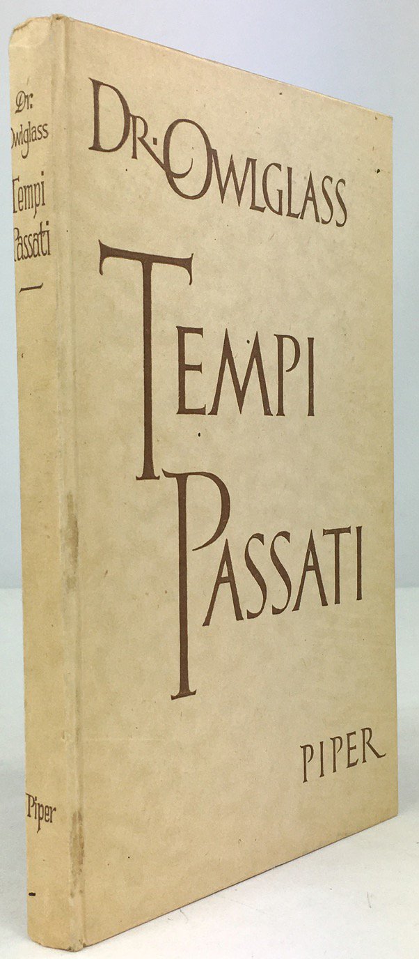 Abbildung von "Tempi Passati. Letzte Gedichte. Nachwort von Oskar Jancke."