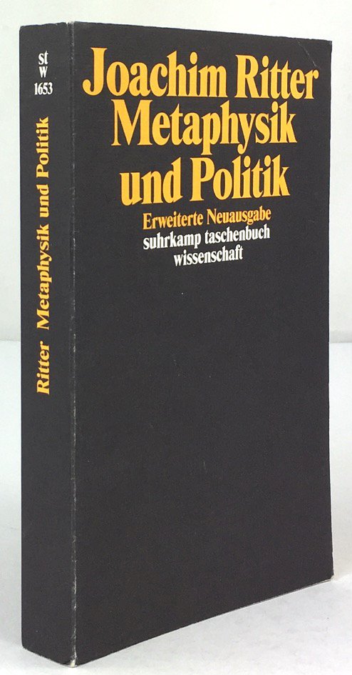 Abbildung von "Metaphysik und Politik. Studien zu Aristoteles und Hegel. Erweiterte Neuausgabe..."