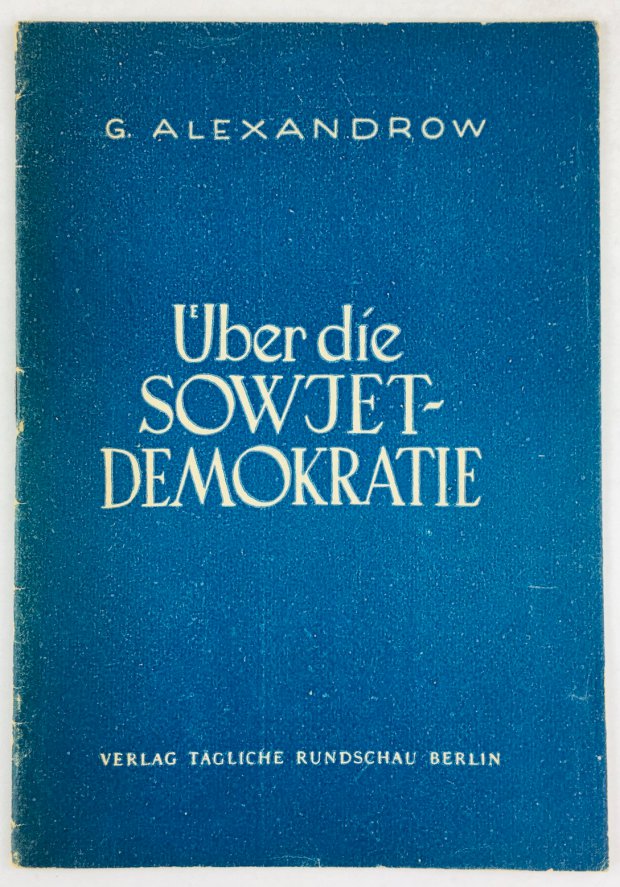 Abbildung von "Über die Sowjetdemokratie. "