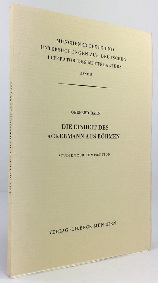 Abbildung von "Die Einheit des Ackermann aus Böhmen. Studien zur Komposition."