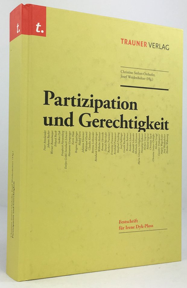 Abbildung von "Partizipation und Gerechtigkeit. Festschrift für Irene Dyk-Ploss."