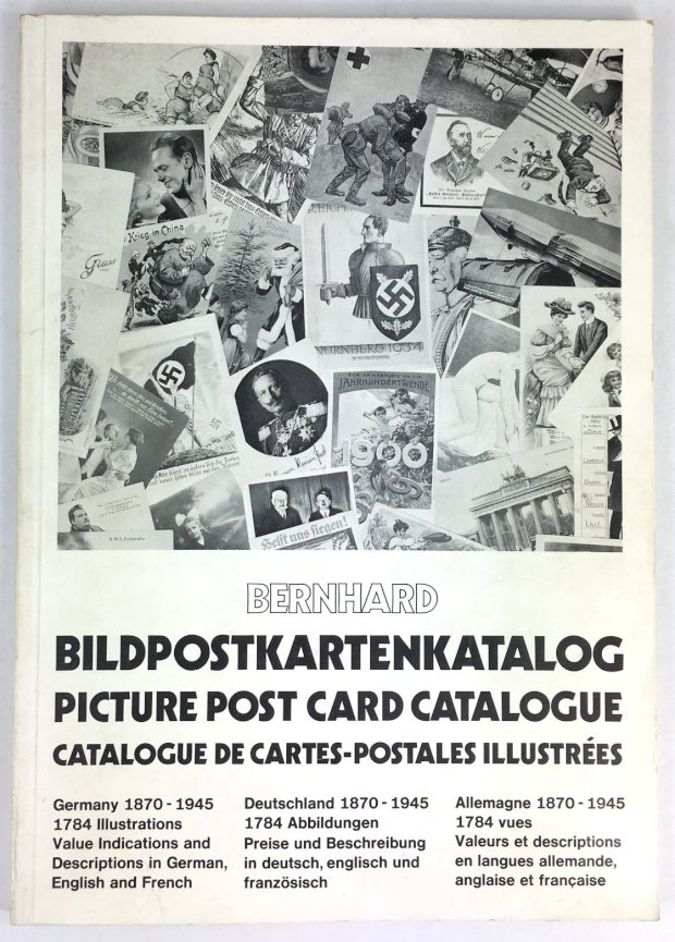 Abbildung von "Bildpostkartenkatalog. Picture Post Card Catalogue. Catalogue de Cartes-Postales Illustrées. Germany 1870-1945. 1784 illustrations Value Indications and Descriptions in German,..."