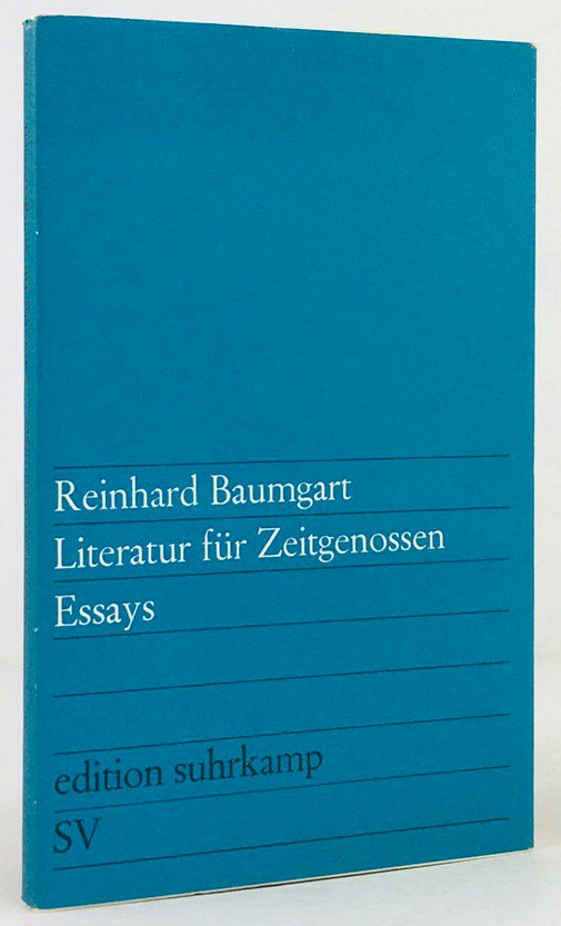 Abbildung von "Literatur für Zeitgenossen. Essays. "