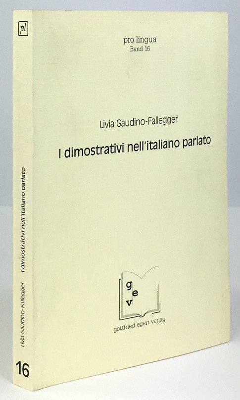 Abbildung von "I demonstrativi nell'italiano parlato."