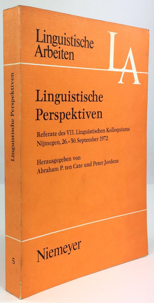 Abbildung von "Linguistische Perspektiven. Referate des VII. Linguistischen Kolloquiums Nijmegen, 26.-30. September 1972."