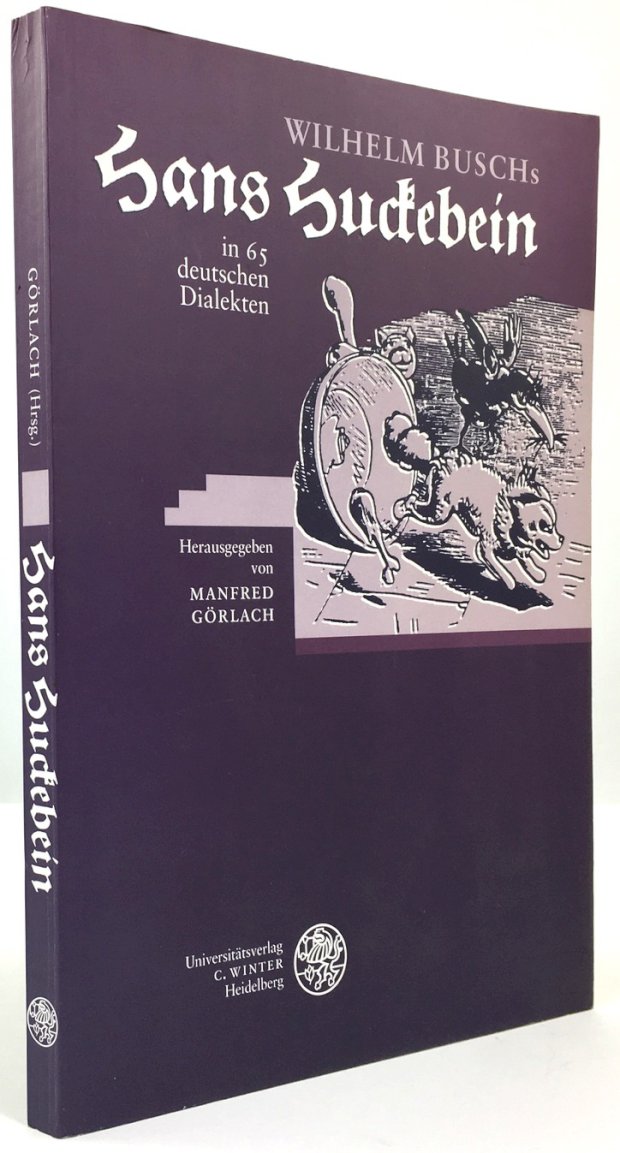 Abbildung von "Hans Huckebein in 65 deutschen Dialekten."