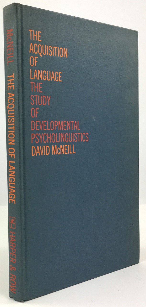 Abbildung von "The Acquisition of Language. The Study of Developmental Psycholinguistics."
