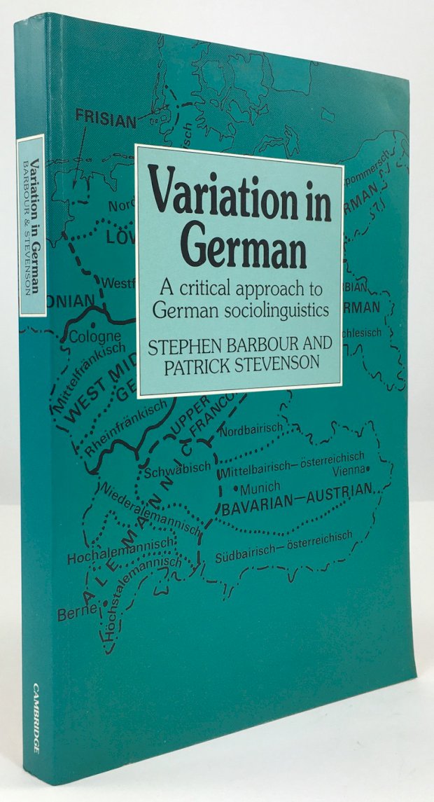 Abbildung von "Variation in German. A critical approach to German sociolinguistics."