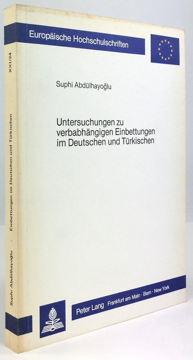 Abbildung von "Untersuchungen zu verbabhängigen Einbettungen im Deutschen und Türkischen."