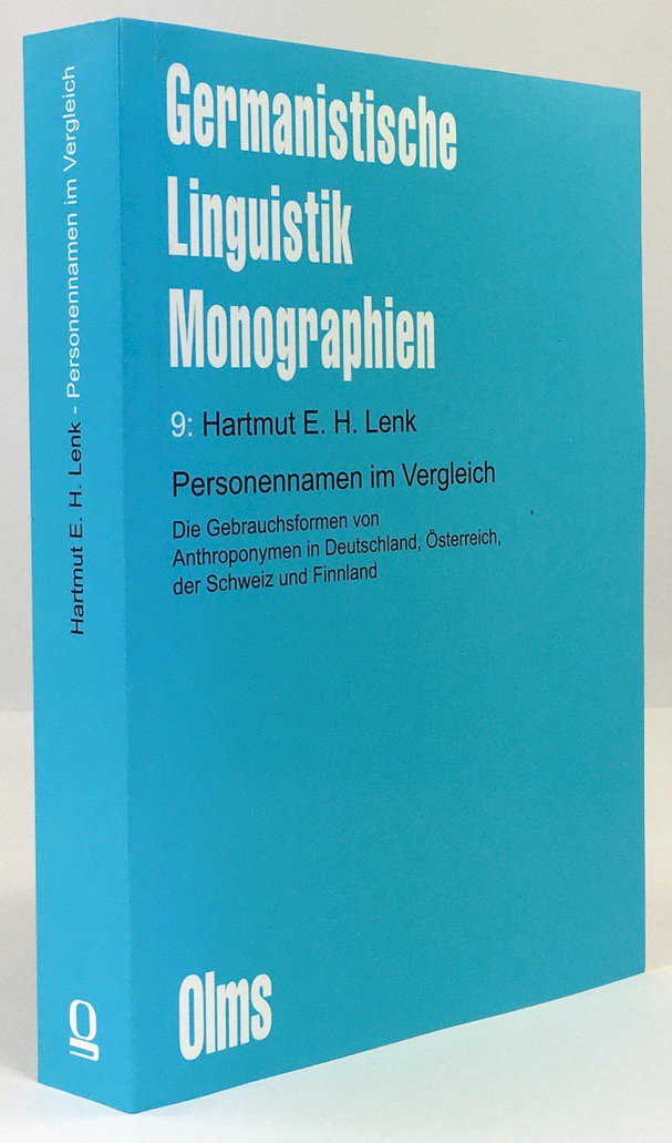 Abbildung von "Personennamen im Vergleich. Die Gebrauchsformen von Anthroponymen in Deutschland, Österreich,..."