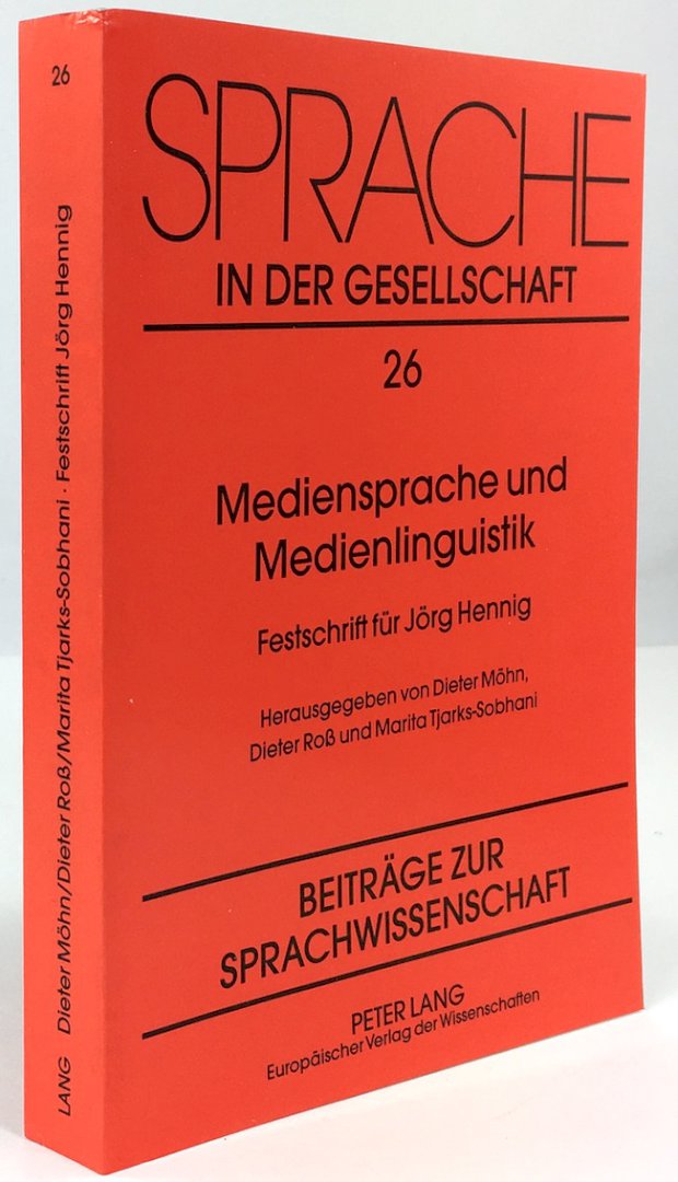 Abbildung von "Mediensprache und Medienlinguistik. Festschrift für Jörg Hennig."