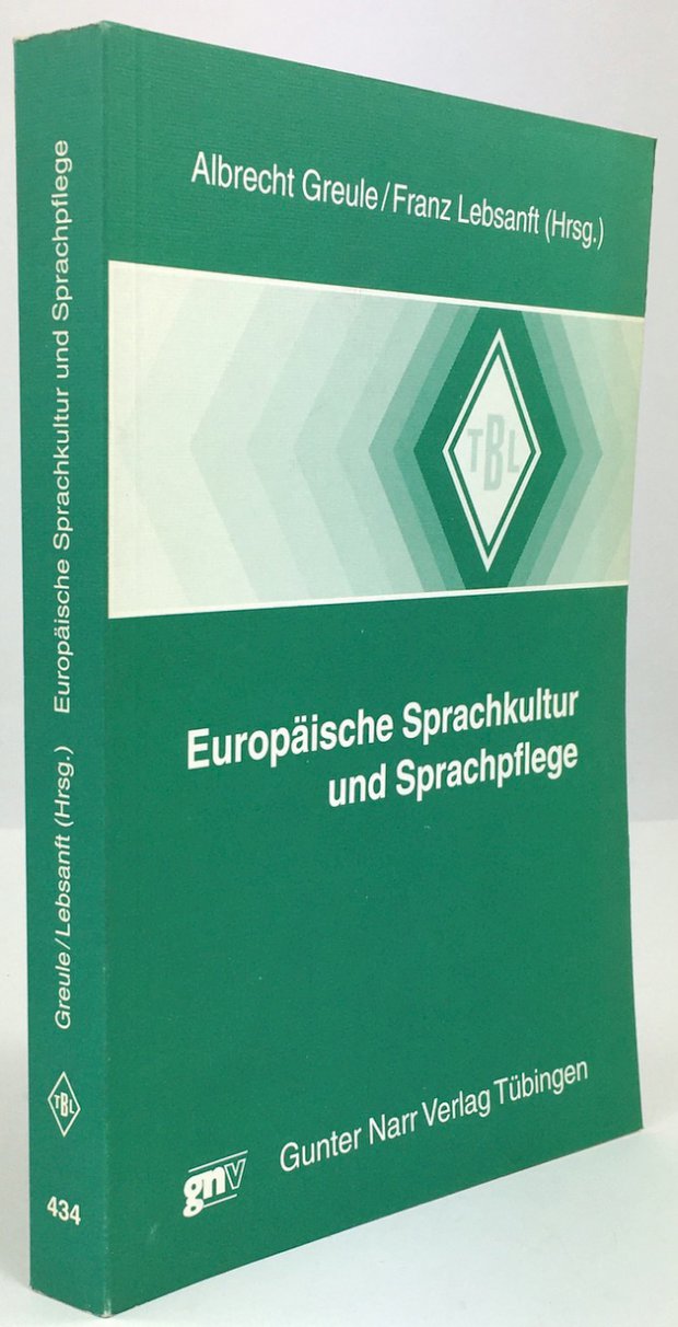 Abbildung von "Europäische Sprachkultur und Sprachpflege. Akten des Regensburger Kolloquiums, Oktober 1996."