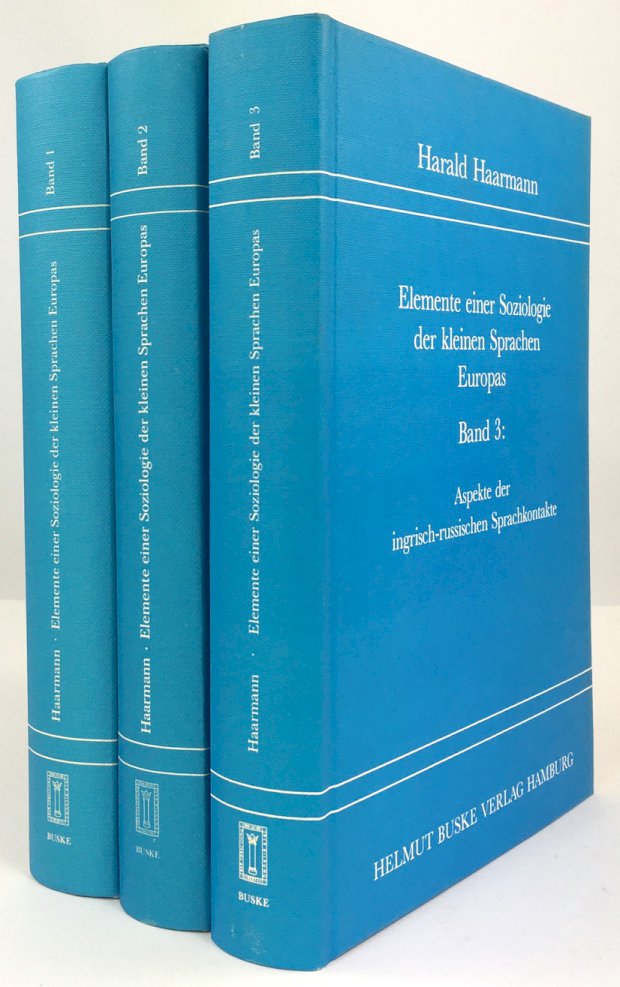 Abbildung von "Elemente einer Soziologie der kleinen Sprachen Europas. Band 1 : Materialien zur Sprachökologie..."