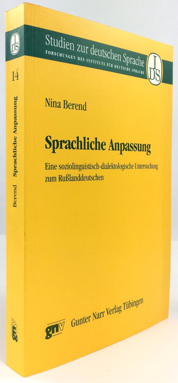 Abbildung von "Sprachliche Anpassung. Eine soziolinguistisch-dialektologische Untersuchung zum Rußlanddeutschen."