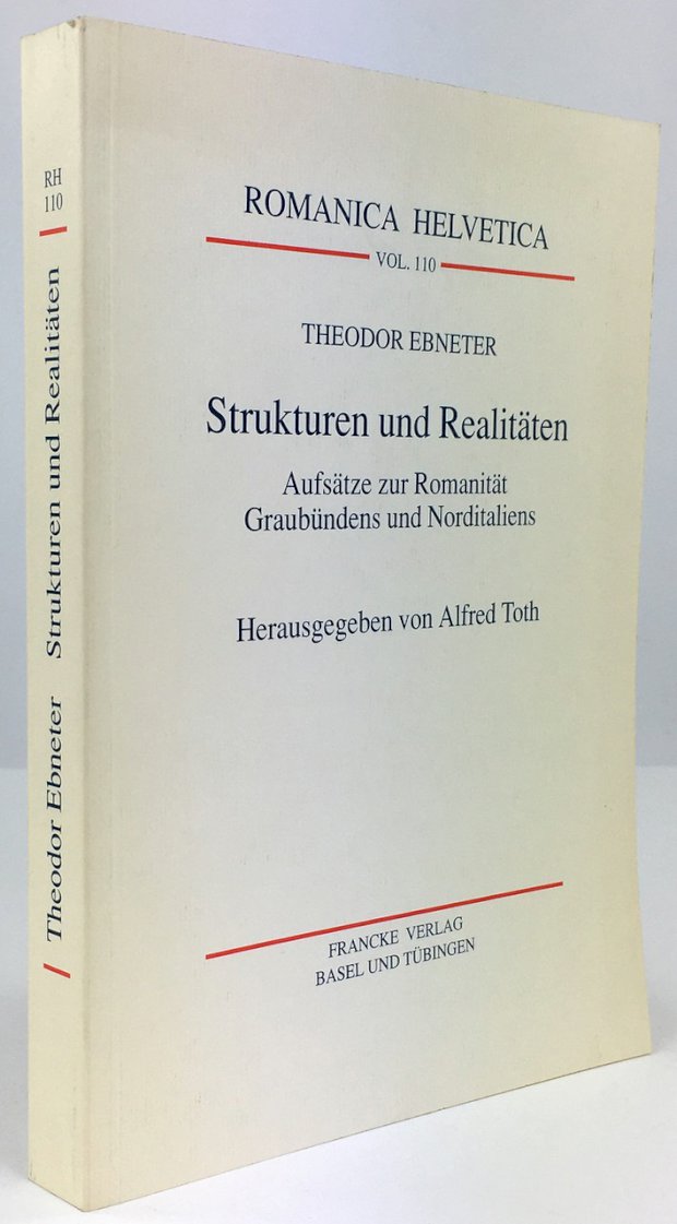Abbildung von "Strukturen und Realitäten. Aufsätze zur Romanität Graubündens und Norditaliens. Herausgegeben und mit einem Vorwort von Alfred Toth."