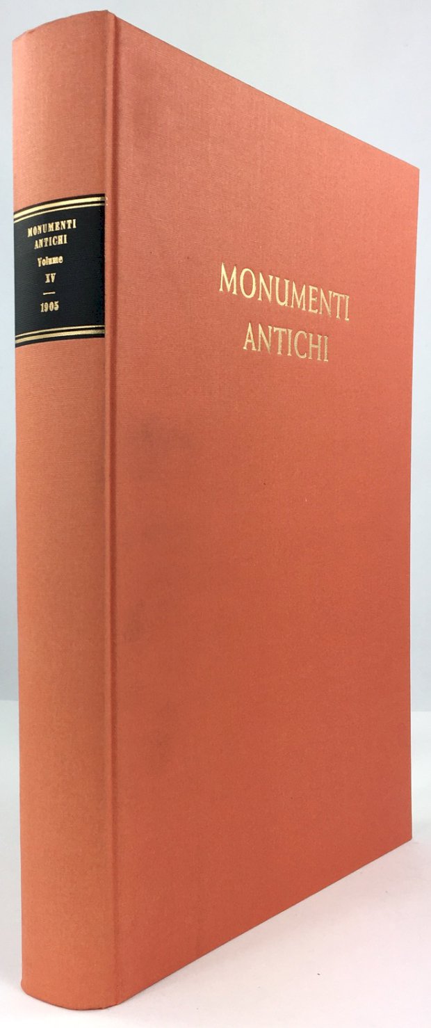 Abbildung von "Monumenti Antichi. Reprinted by Appointment of the Accademia Nazionale del Lincei Roma. Volume XV."