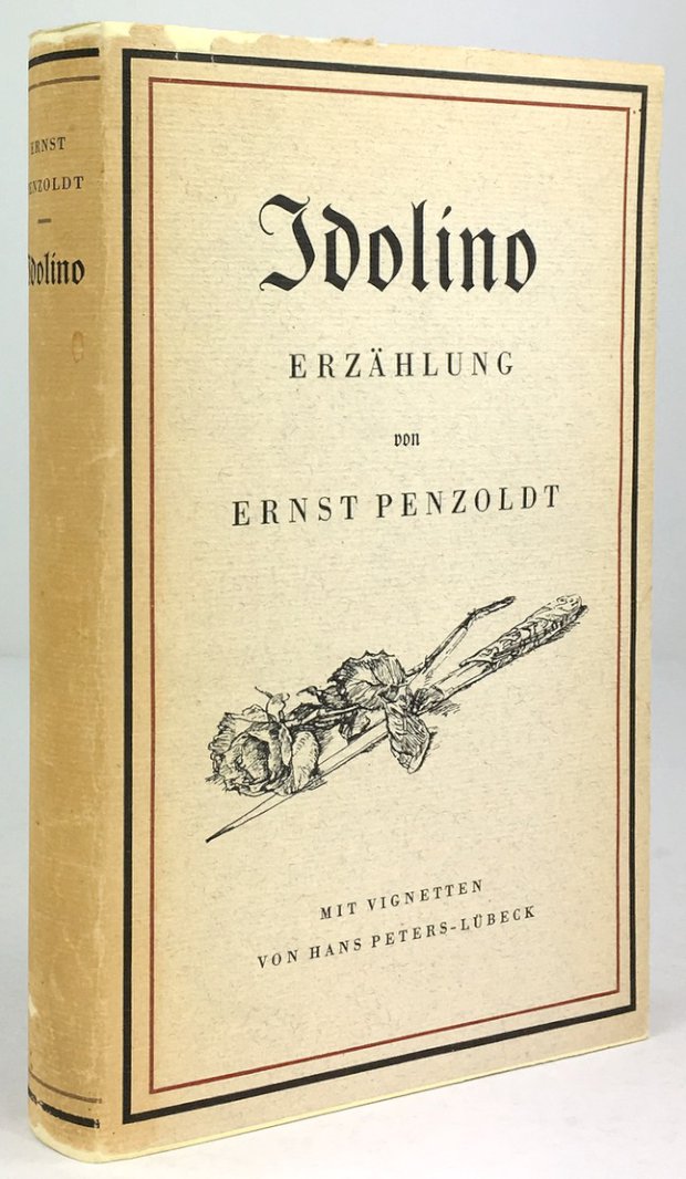 Abbildung von "Idolino. Erzählung. Einband, Schutzumschlag und vier Vignetten von Hans Peters."