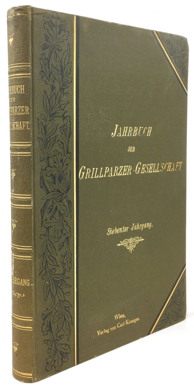 Abbildung von "Jahrbuch der Grillparzer-Gesellschaft. Siebenter Jahrgang. (7. Jahrgang)."