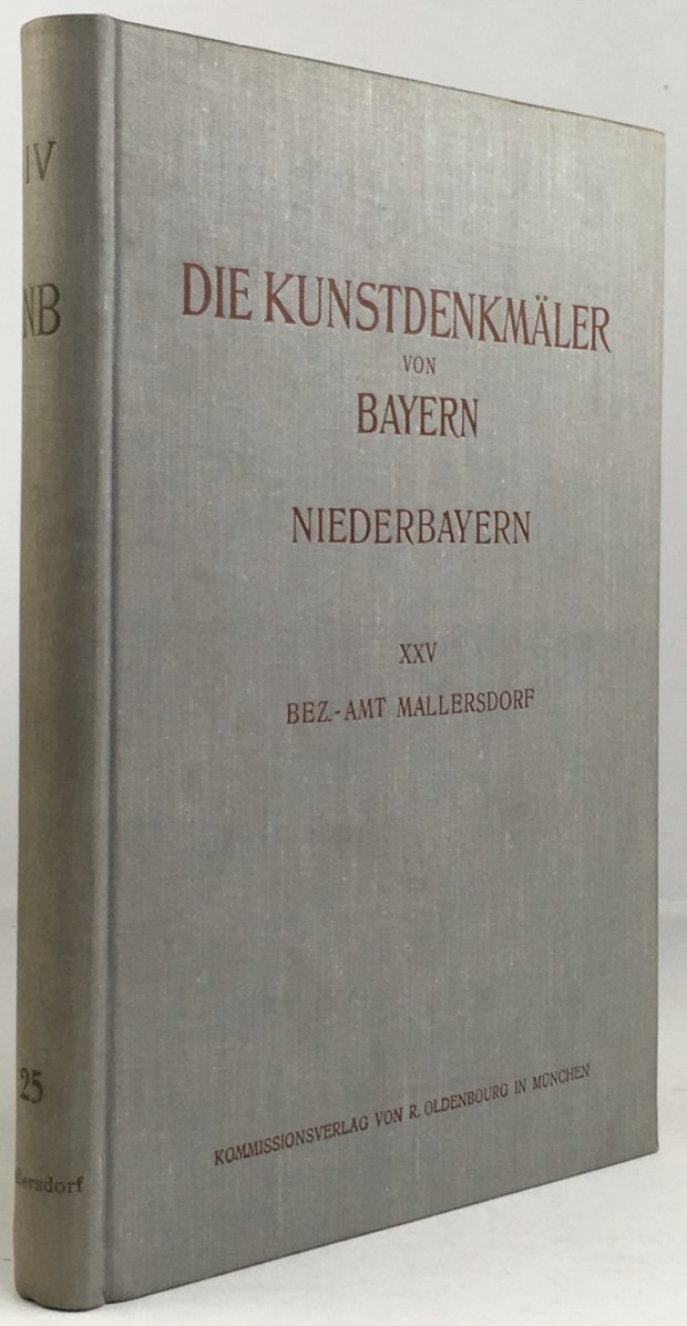 Abbildung von "Bezirksamt Mallersdorf. Mit einer historischen Einleitung von Alois Mitterwieser. Mit zeichnerischen Aufnahmen von Kurt Müllerklein..."