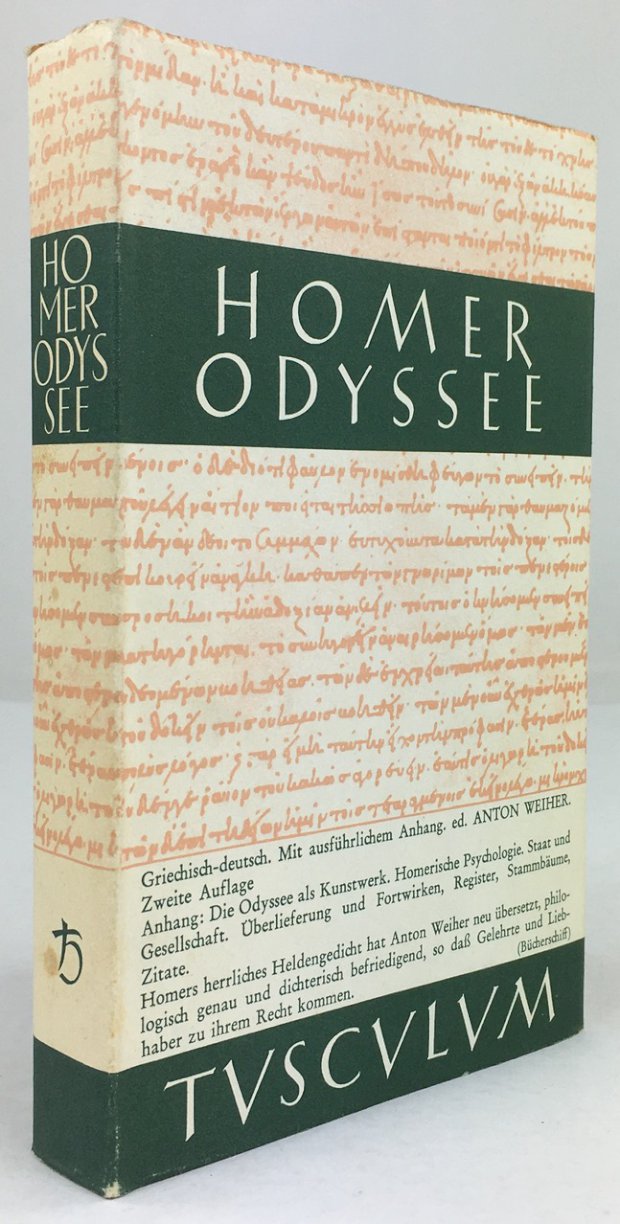 Abbildung von "Odyssee. Griechisch und deutsch. Übertragung von Anton Weiher. Mit Urtext,..."