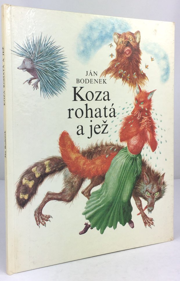 Abbildung von "Koza rohata a jez. Ilustroval Albin Brunovsky. (In slowakischer Sprache.)"