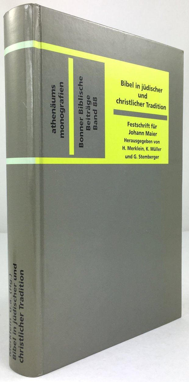 Abbildung von "Bibel in jüdischer und christlicher Tradition. Festschrift für Johann Maier zum 60. Geburtstag."