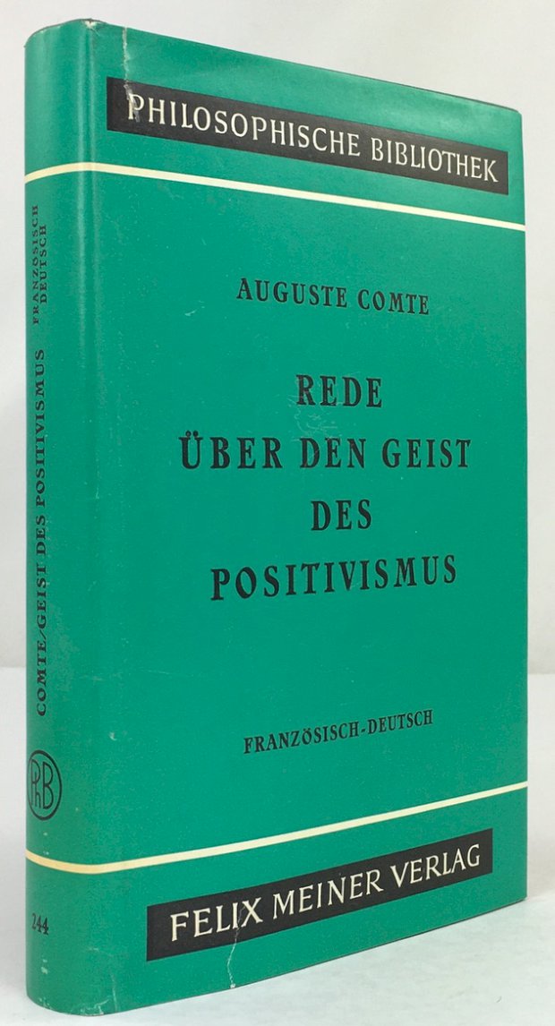 Abbildung von "Rede über den Geist des Positivismus. Übersetzt, eingeleitet und herausgegeben von Iring Fetscher..."