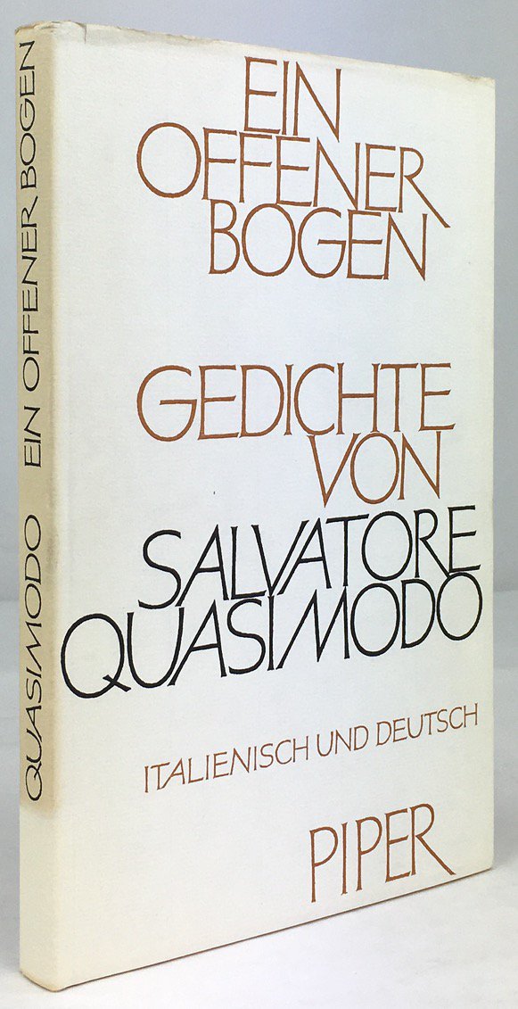 Abbildung von "Ein offener Bogen. Ausgewählte Gedichte. Italienisch und Deutsch. Übertragung und Nachwort von Gianni Selvani."