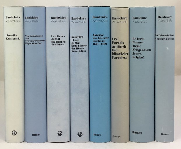 Abbildung von "Sämtliche Werke / Briefe. In acht Bänden (cplt.). Herausgegeben von Friedhelm Kemp und Claude Pichois..."