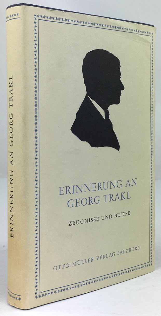 Abbildung von "Erinnerungen an Georg Trakl. Zeugnisse und Briefe. 2. Auflage."
